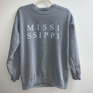 Grey Comfort Colors Sweatshirt $20